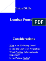 Clinical Skills:: Lumbar Puncture