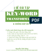 CHUYEÂN ÑEÀ BAØI TAÄP KEY-WORD TRANSFORMATION