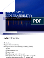 Indefeasibility Mac 2013