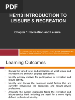 Download Chapter 1 Recreation and Leisure by TingHuiBun SN224015389 doc pdf