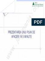 Prezentarea Unui Plan de Afaceri in 5 Minute[1]