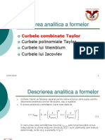 Descrierea Analitica A Formelor: Curbele Combinate Taylor