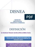 Disnea: Definición, Fisiopatología, Evaluación y Diagnóstico Diferencial