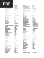 Download French Vocabulary HOME JOBS PLACES CLOTHES by Alicja SN22404329 doc pdf