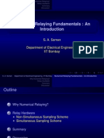 Numerical Relaying Fundamentals: An: S. A. Soman Department of Electrical Engineering IIT Bombay