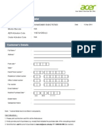 Manual Registration of AEW