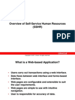 Overview of Self-Service Human Resources (SSHR)