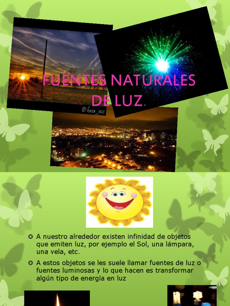Fuentes Naturales de Luz | Descargar gratis PDF | Arco iris | Color