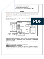 Microcontroladores e Microprocessadores: Lista de Exercícios sobre 8051