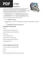 e-mail - student copy