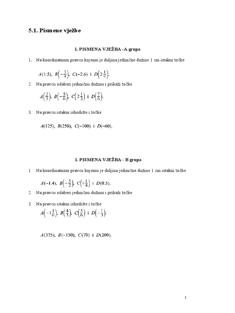 7.r Pisane Vjezbe | PDF