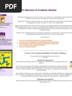 Download How to Become a Creative Genius by qasimsaqi SN22407376 doc pdf