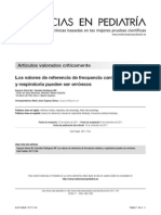 Frecuencia Respiratoria y Frecuencia Cardiaca