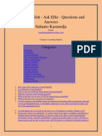 Learn EnglishLearn English - Ask Ellie - Questions and Answers Suhanto Kastaredja