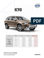 Akciový Cenník Volvo XC90 - Máj 2014