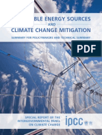 IPPC-RES and Climate Change Mitigation