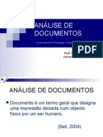 Aula 1. Analise de Documentos