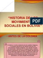 Historia Movivimientos Sociales Bolivia - Iptk