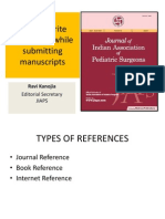 References Style