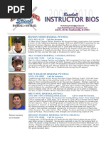 Instructor Bios