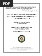Online Advertising & Hidden Hazards to Consumer Security & Date Privacy 