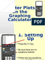 Scatter Plots On The Graphing Calculator