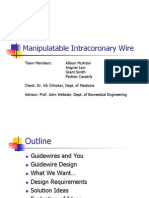 Mid-Semester Presentation - Intracoronary Guidewire