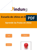 Frutas en Chino PDF