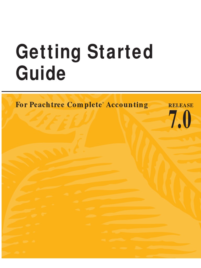 Peachtree Study Guide Answers