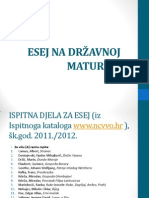 Esej Na Drzavnoj Maturi