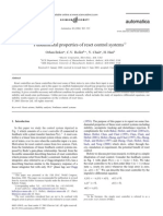 Fundamental Properties of Reset Control Systems: Orhan Beker, C.V. Hollot, Y. Chait, H. Han