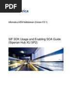 SIF SDK Usage and Enabling SOA