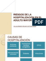 Riesgos de La Hospitalización en El Adulto Mayor