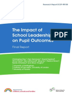 Leithwood. The Impact of School Leadership On Pupil Outcomes