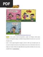 Chico Bento Variacoes Linguisticas