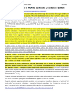 32 - Gli Ioni Argento e NON Le Particelle Uccidono i Batteri