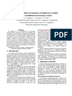 645 VFCLab Biblioteca de Funciones en Matlab para El Análisis de La Variabilidad de La Frecuencia Cardíaca