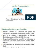 Desarrollo Comunitario