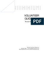 Volunteer Guidebook 11-2009