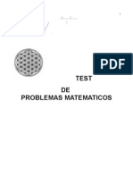 Test Problemas Matematicos