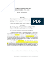 Infância e Pobreza No Rio de Janeiro - 1750 - 1808 PDF