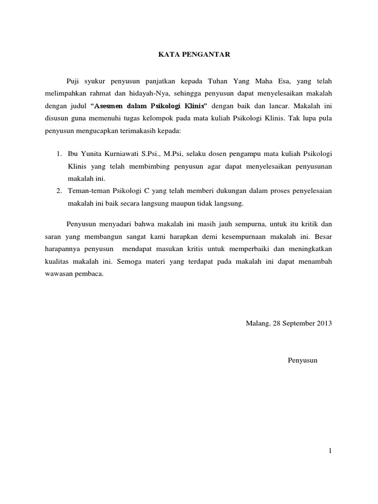 Klp 2 Asesmen Psikologi Klinis Edit