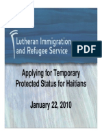 Applying For TPS For Haitians