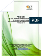 Panduan Sipenmaru Jalur Umum 2014