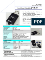 Visual Fault Identifier: Data Sheet