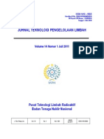 Jurnal Pengelolaan Limbah Industri