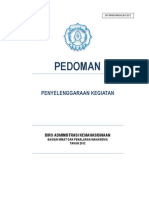 Pedoman Penyelenggaraan Kegiatan