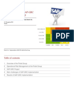 001 - Implementation of SAP-GRC With The Pictet Group - 11.12.2013