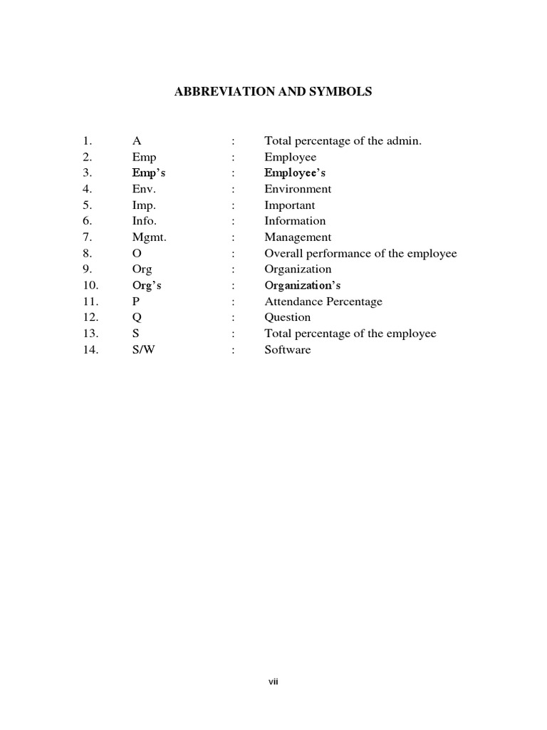 5.abbrevation and Symbols | PDF