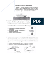 Problemas de Cantidad de Movimiento